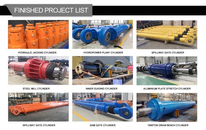 ISO9001 কাস্টম হাইড্রোলিক সিলিন্ডার / বালতি খননকারীর জন্য হাইড্রোলিক বুম সিলিন্ডার 12